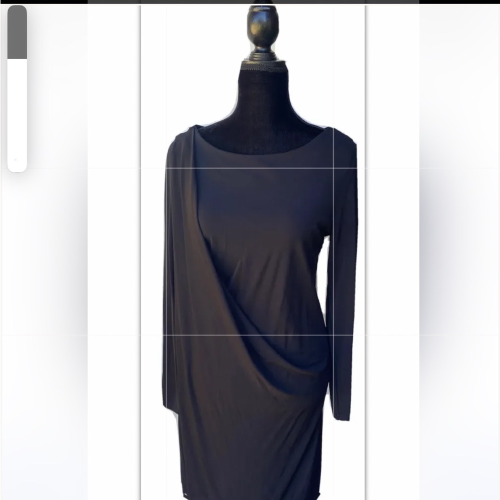 JOSIE NATORI Black Cocktail Dress Size‎ S